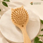 Premium Bamboo Hair Brush for Kids - Image 4