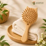 Premium Bamboo Hair Brush for Kids - Image 3