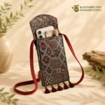 Ajrakh Mobile Sling – Handcrafted Pouch