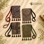 Ajrakh Mobile Sling – Handcrafted Pouch - Image 2