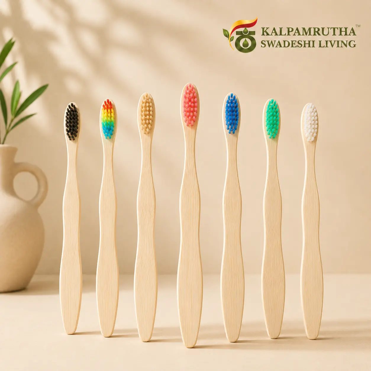 Bamboo Toothbrush for Adults