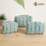 Floral Waterproof Utility Pouch Set – Set of 3 - Image 2
