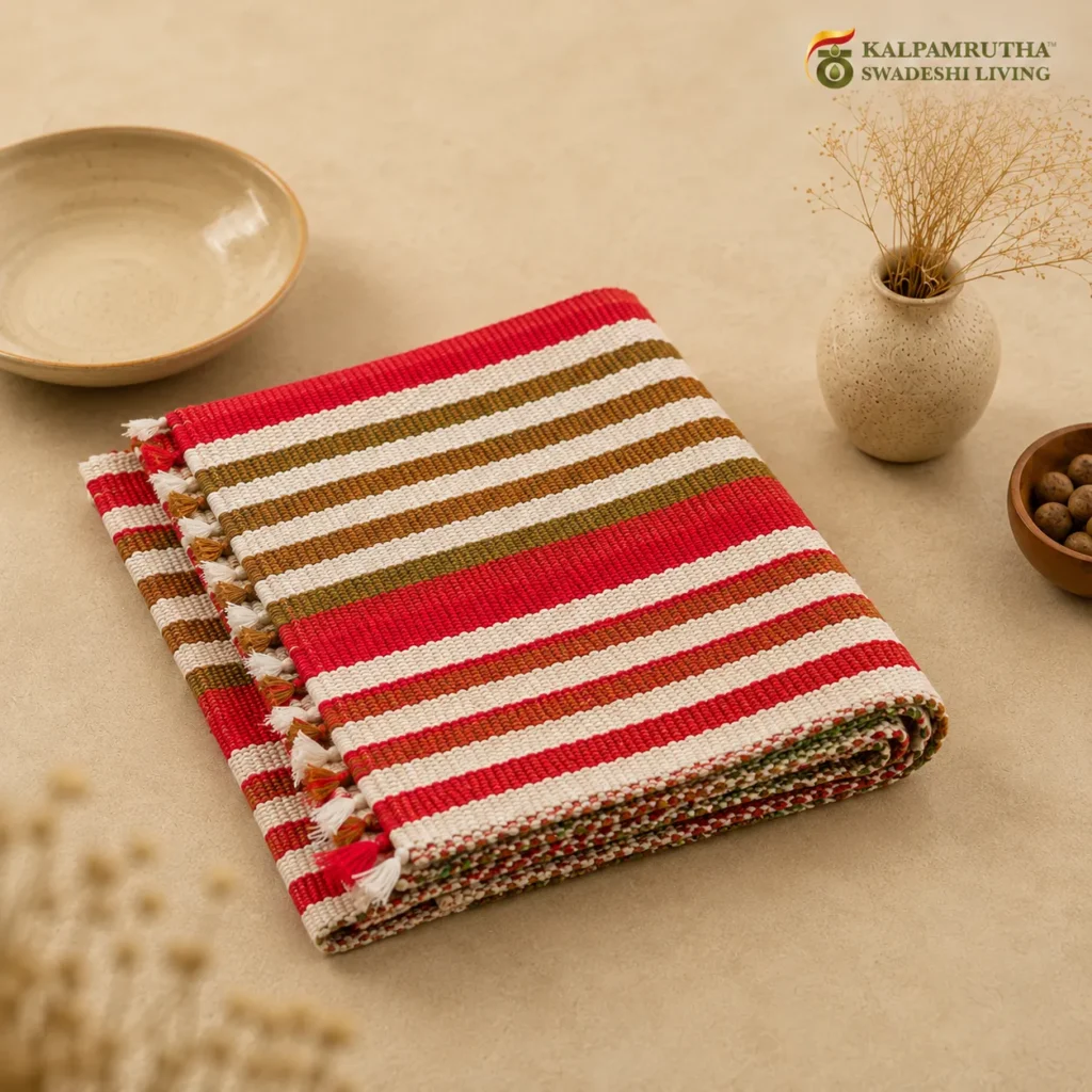 Kalpamrutha Handloom Table Runner Lunch Mat