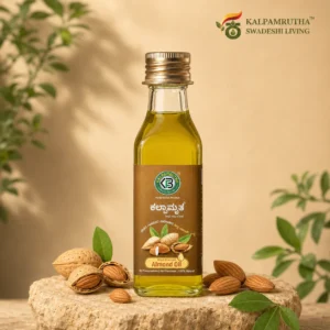 Kalpamrutha Premium Wood-Pressed Almond Oil – 100ml