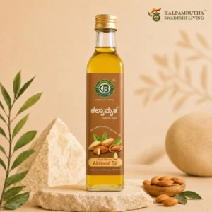 Kalpamrutha Premium Wood-Pressed Almond Oil – 250ml