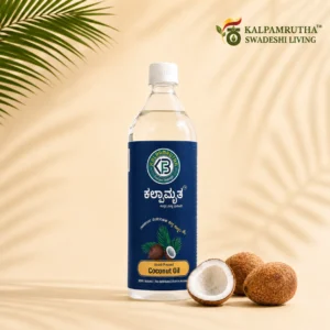 Kalpamrutha Premium Wood-Pressed Coconut Oil – 1 Litre
