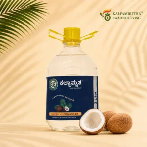 Kalpamrutha Premium Wood-Pressed Coconut Oil – 3 Litre